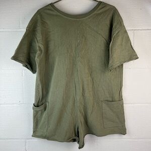 Amazon Green Romper, Small